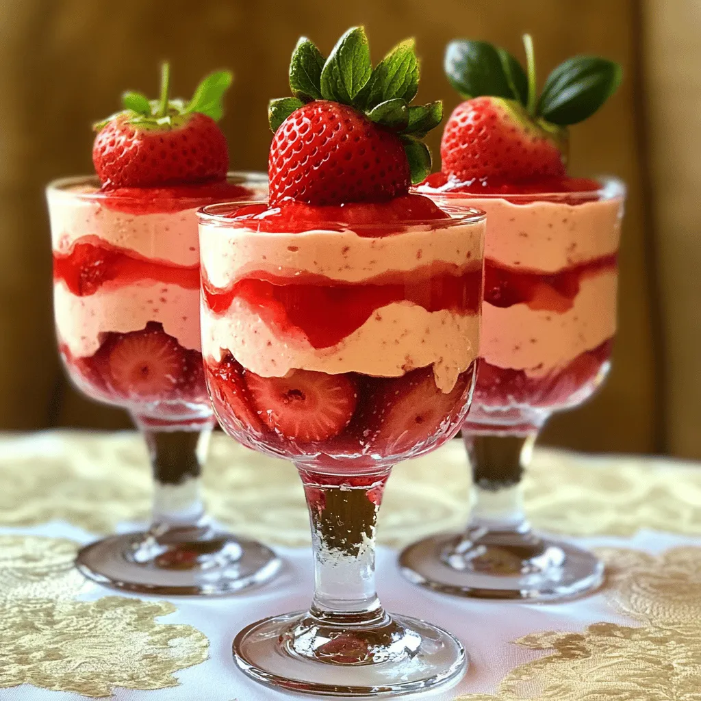 Strawberry Mousse Delight Easy and Creamy Recipe