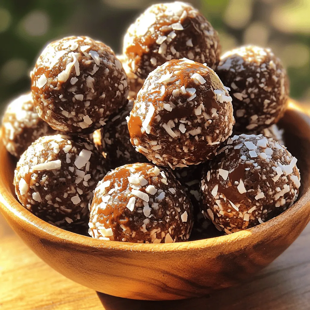 Chocolate Coconut Energy Balls Simple Healthy Snack