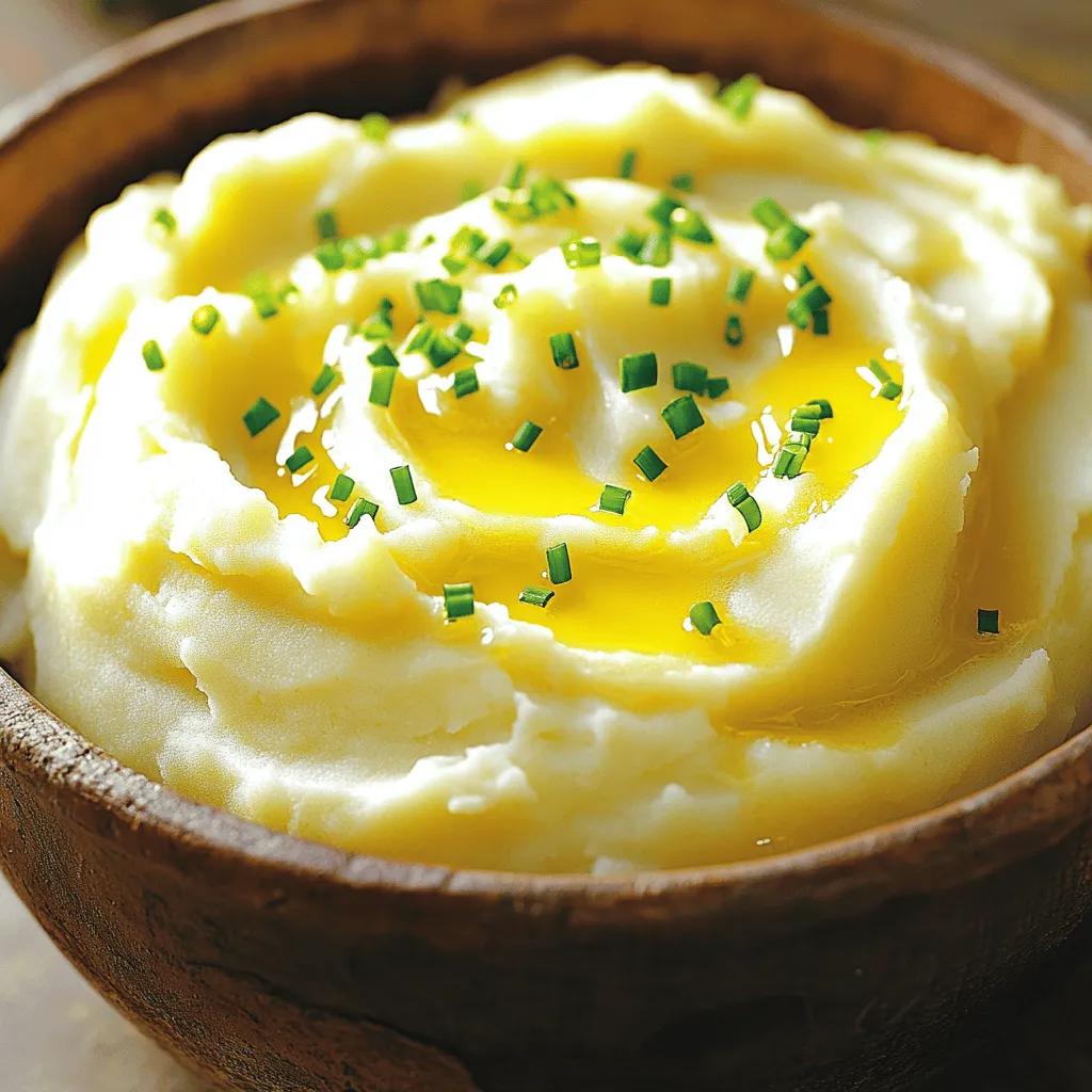Creamy Garlic Mashed Potatoes Delightful Side Dish