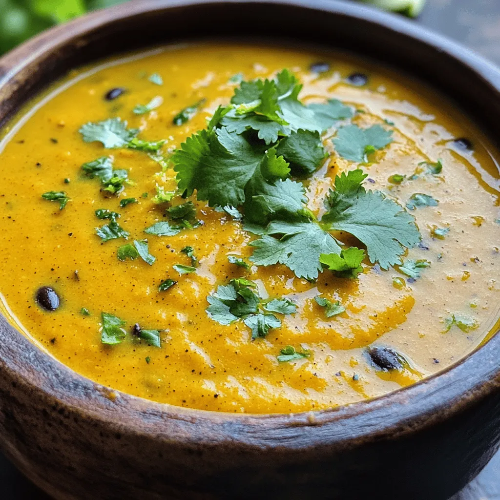 Curried pumpkin bean soup combines simple and tasty ingredients. The main stars are pumpkin and black beans. Both pack flavor and nutrition. For this soup, choose a medium pumpkin. You will need about 3-4 cups of chopped pumpkin.
