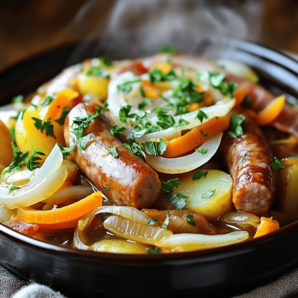 Slow Cooker Irish Dublin Coddle Comfort Dish Delight