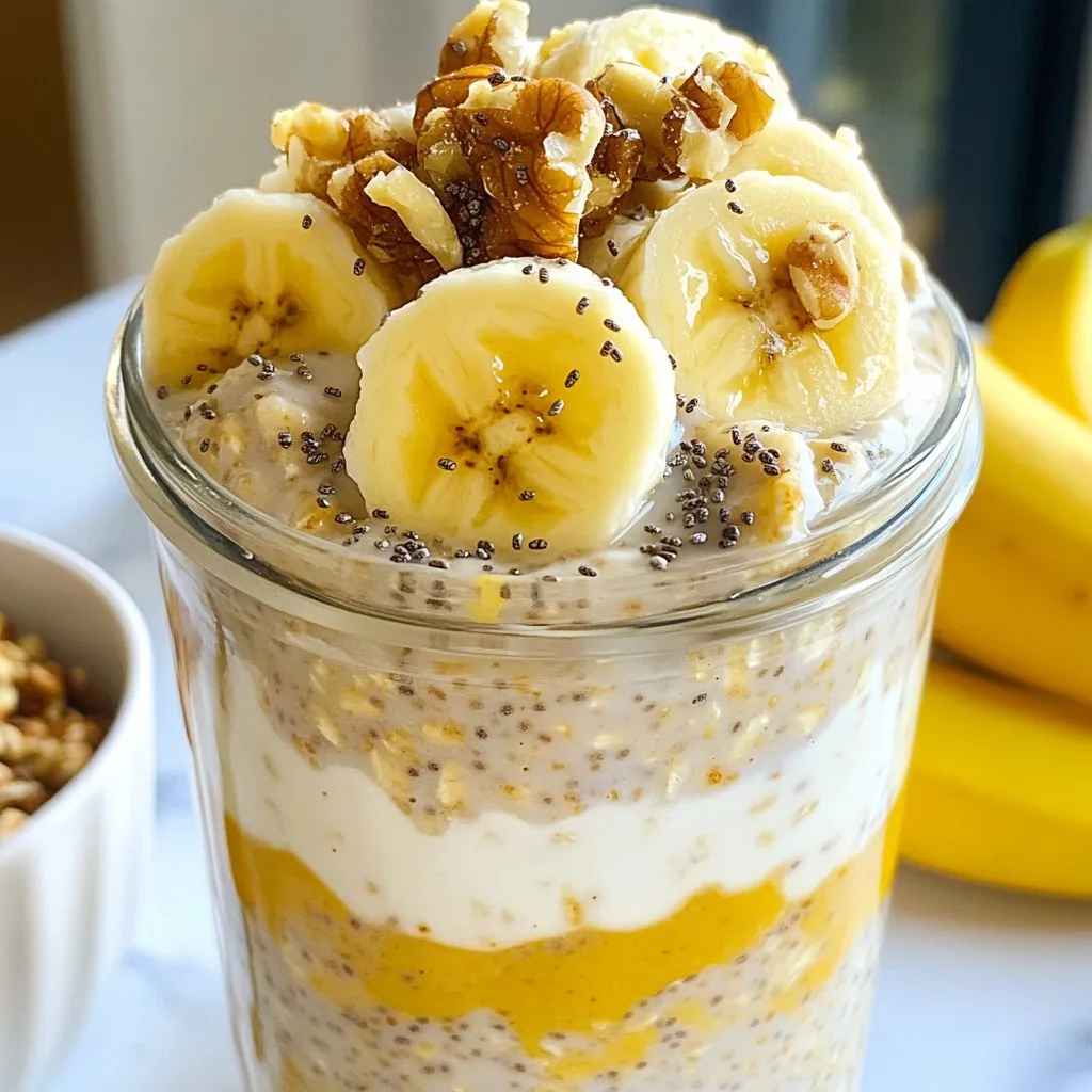 Creative Banana Nut Overnight Oats Easy and Healthy