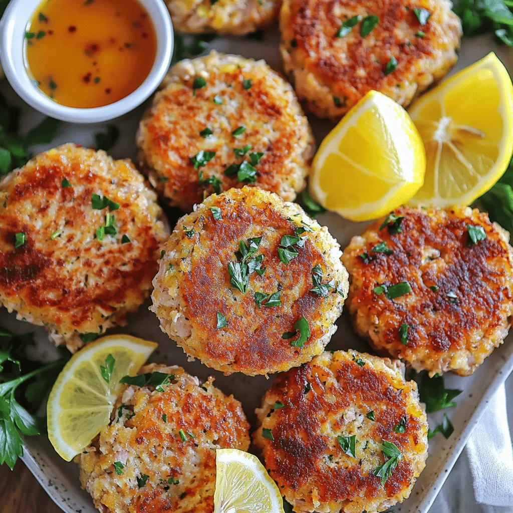 Lemon Garlic Tuna Cakes Flavorful and Nutritious Meal