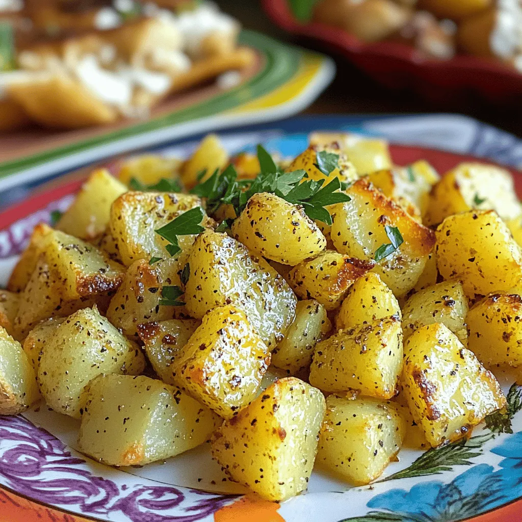 - 4 medium-sized Yukon gold potatoes - 2 tablespoons olive oil - 1 teaspoon garlic powder - 1 teaspoon onion powder - 1 teaspoon smoked paprika - ½ teaspoon dried rosemary - ½ teaspoon salt - ¼ teaspoon black pepper - 2 tablespoons fresh parsley for garnish