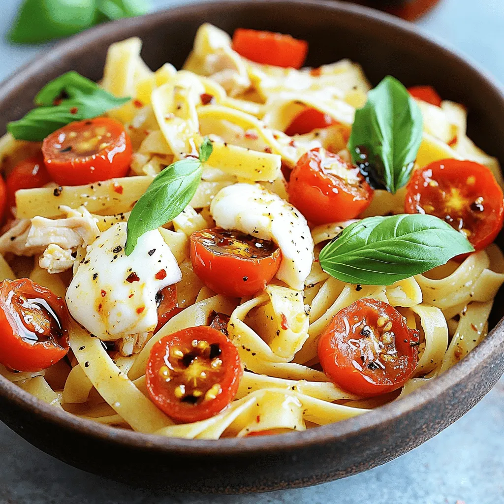 Delicious Bruschetta Chicken Pasta Flavorful and Easy