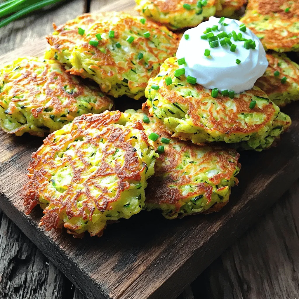 Zucchini Fritters Crispy and Flavorful Delight