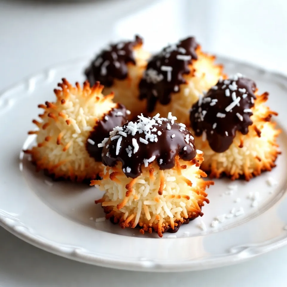 Chocolate Coconut Macaroons Delightful and Simple Treat