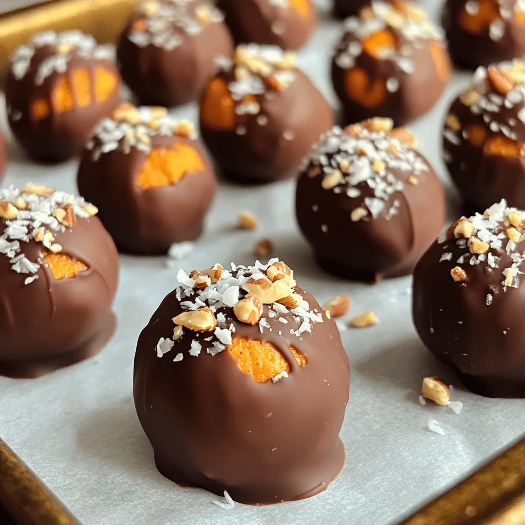 No-Bake Chocolate Peanut Butter Pumpkin Balls Delight