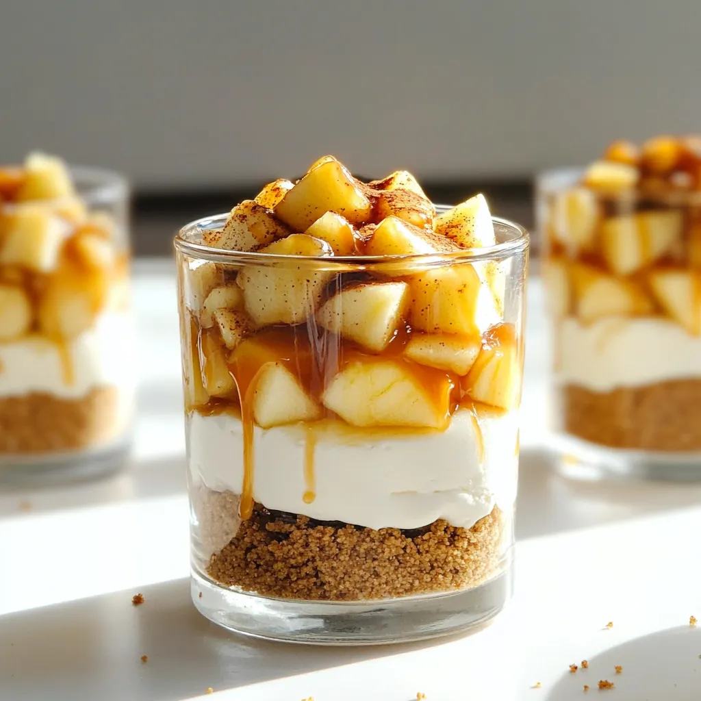 Caramel Apple Cheesecake Parfaits Easy and Tasty Treat