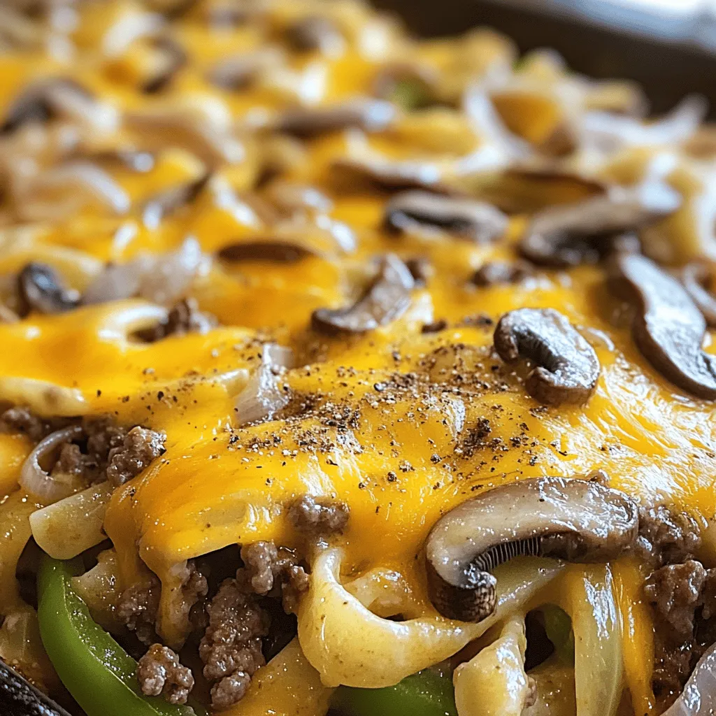 Philly Cheesesteak Casserole Hearty Comfort Meal