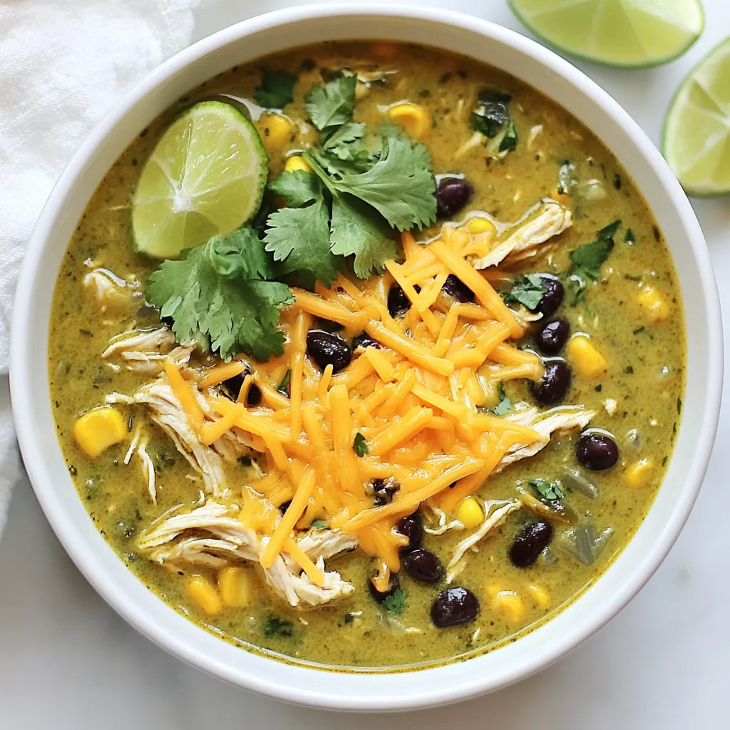 Green Enchilada Chicken Soup Hearty and Flavorful Meal