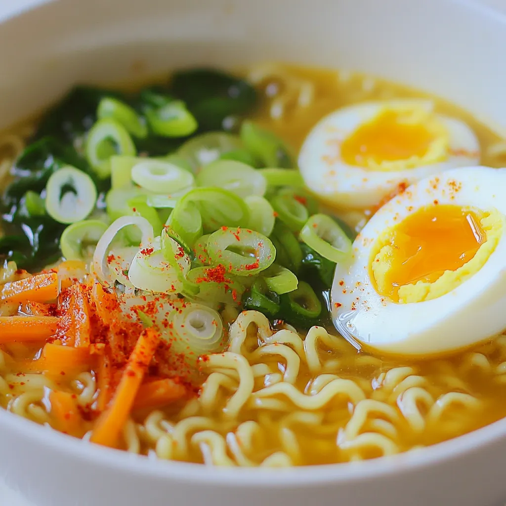 Minute Garlic Chili Ramen Easy and Flavorful Dish