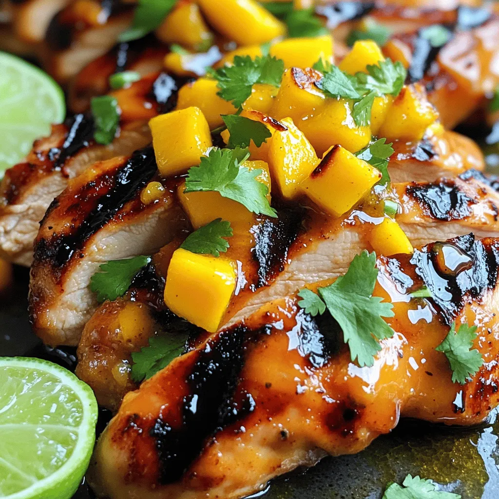 Sweet and Spicy Mango Chicken Easy Grilling Recipe