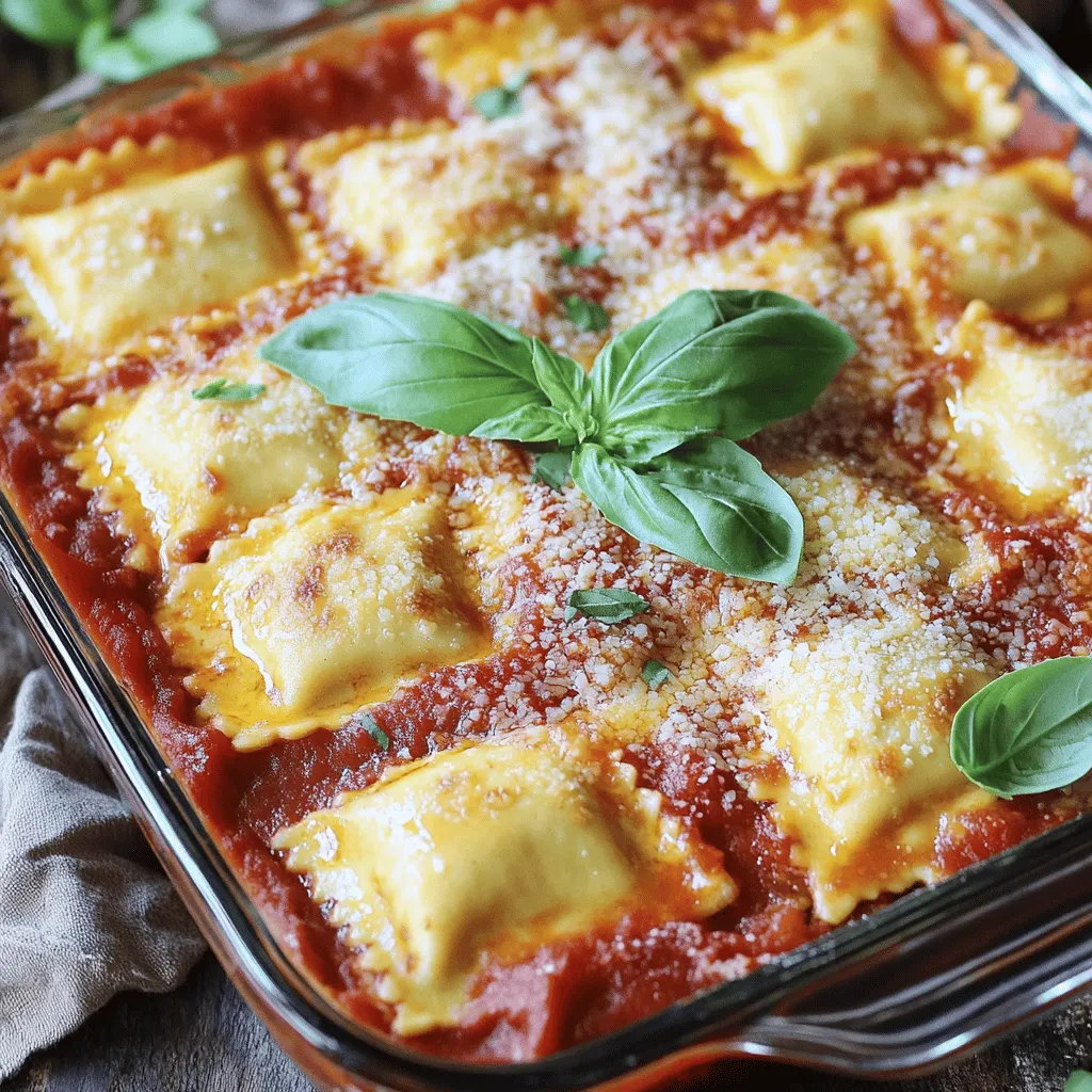 The million dollar ravioli casserole recipe shines with its simple, yet rich, ingredients. This dish uses cheese-filled ravioli, which is the star. You can choose either fresh or frozen ravioli, depending on what