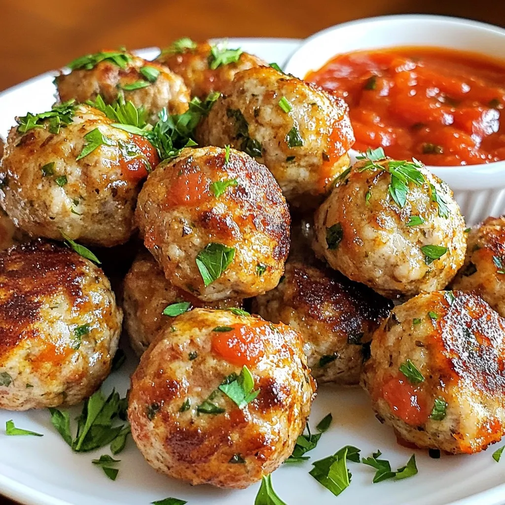 Garlic Herb Turkey Meatballs Flavorful and Healthy Meal