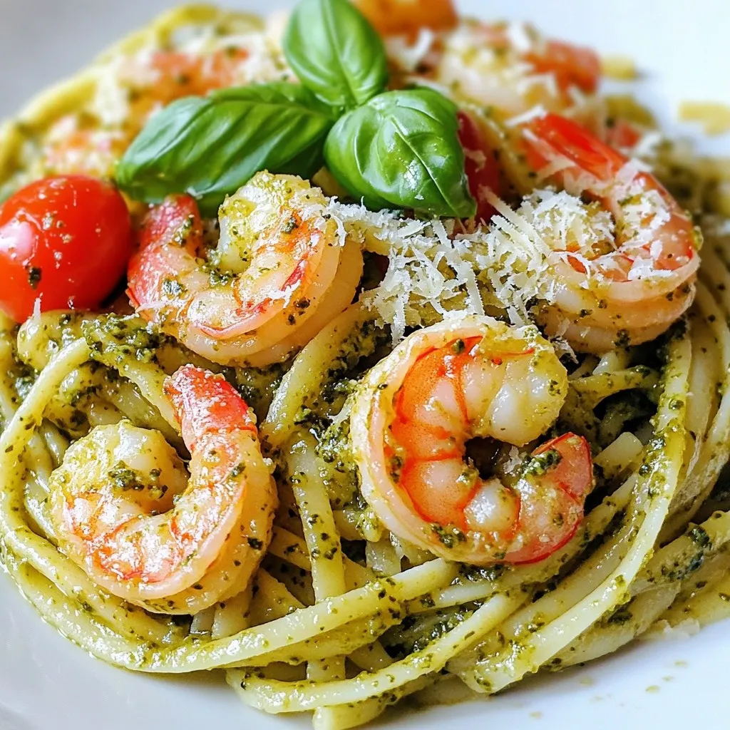 Pesto Shrimp Pasta Fresh and Flavorful Weeknight Meal