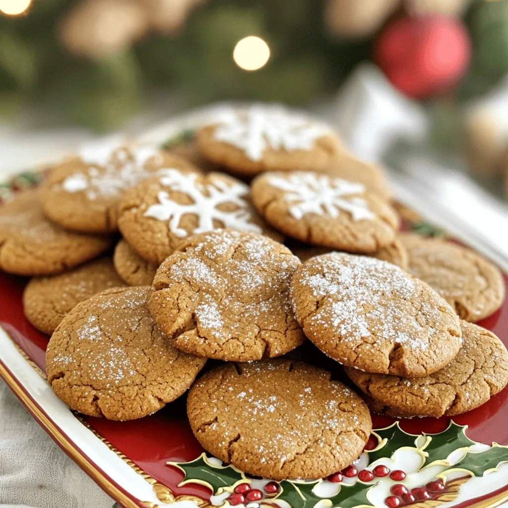 No Chill Gingerbread Cookies Perfect for Holiday Treats