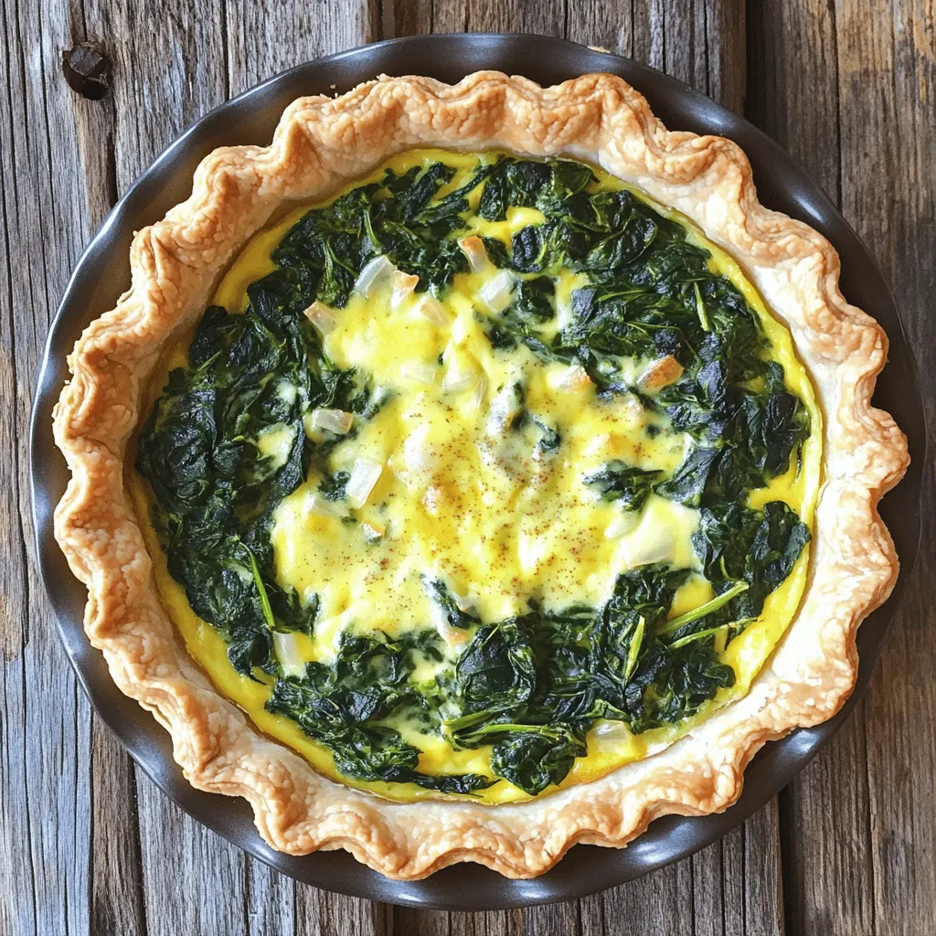 Classic Spinach Quiche Tasty and Simple Recipe