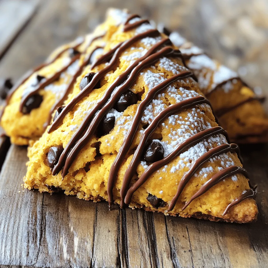 Chocolate Chip Pumpkin Scones Easy Fall Delight