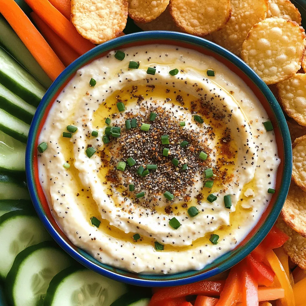 Everything Bagel Dip Creamy and Flavorful Delight