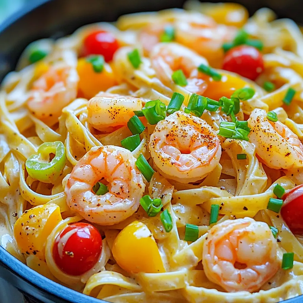 One-Pot Creamy Cajun Shrimp Pasta Easy and Quick Meal