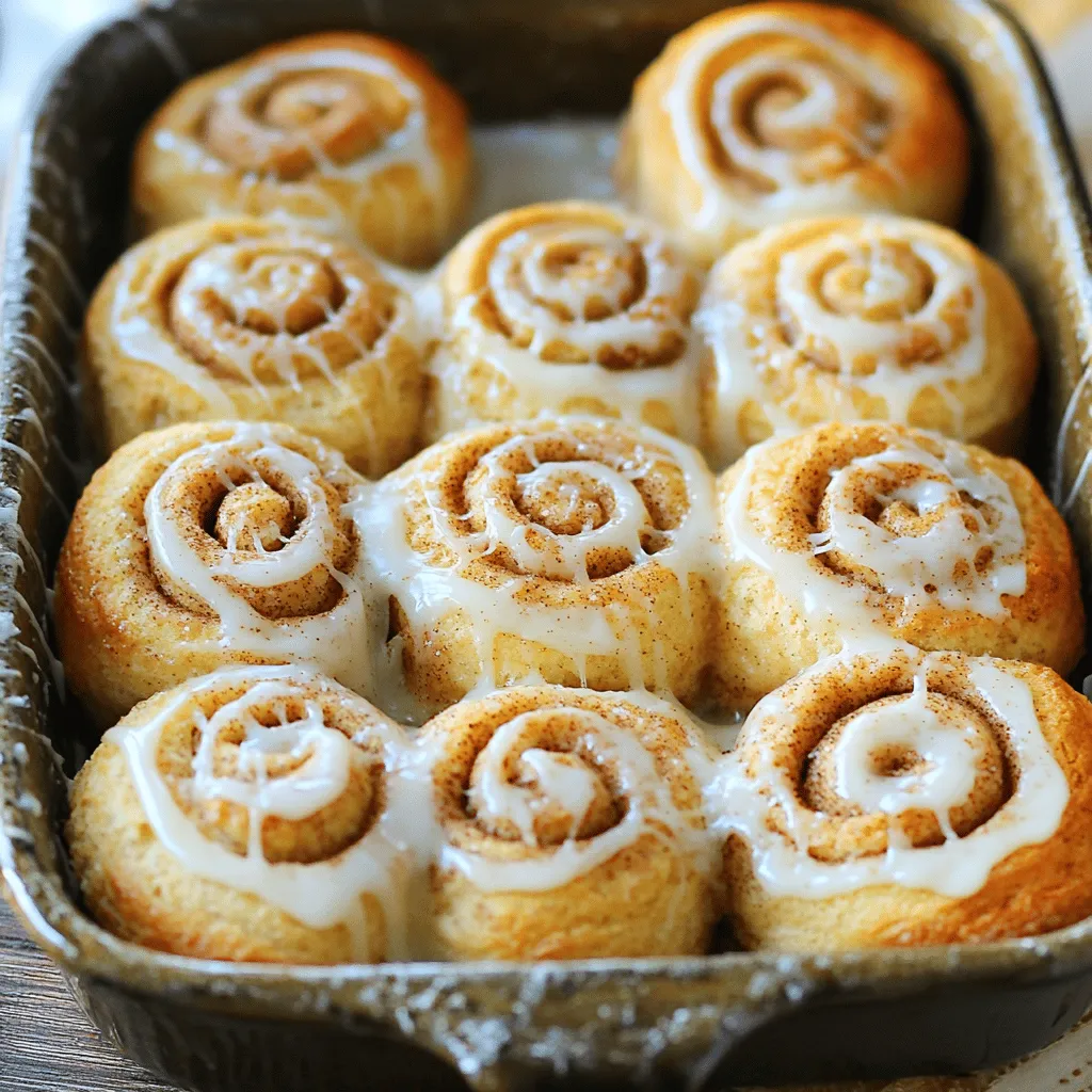 To make the best homemade cinnamon rolls, you need a few key ingredients. Here’s what you will need: