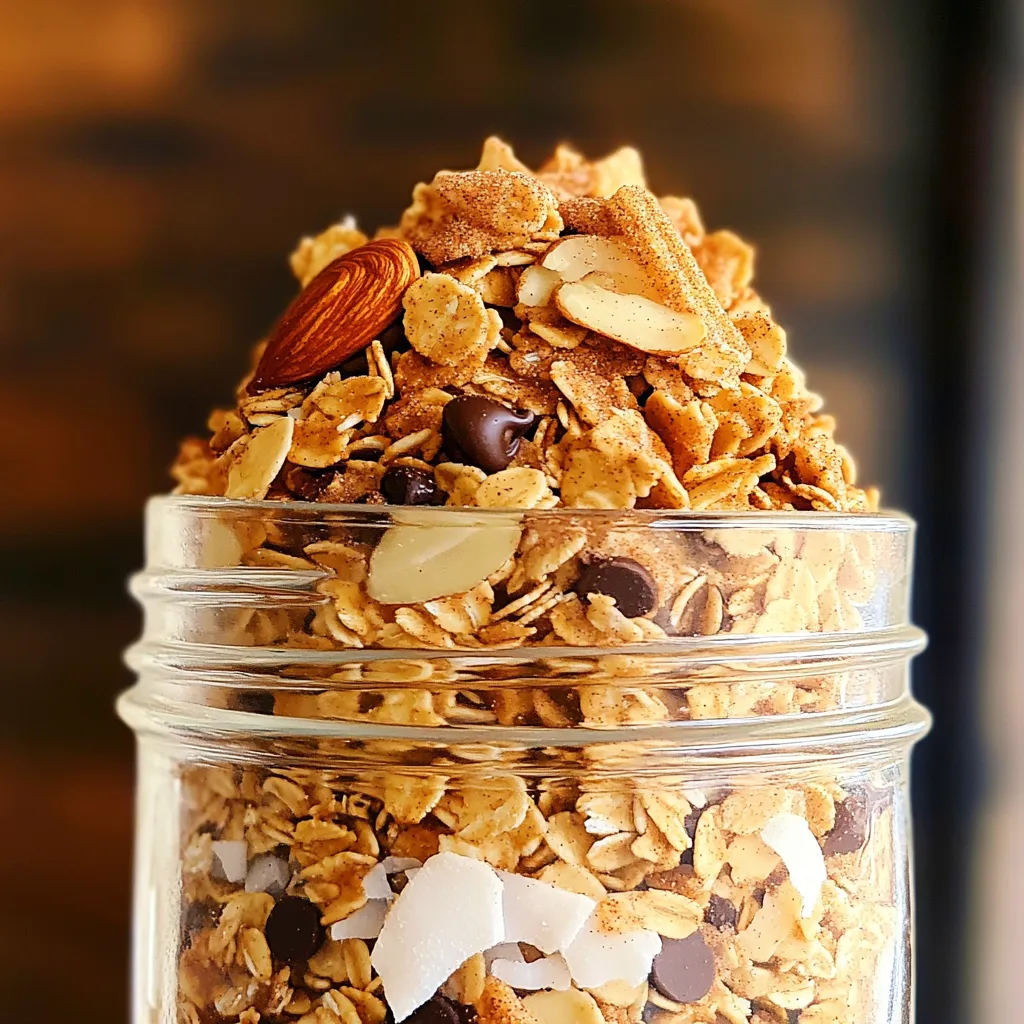 Cinnamon Sugar Churro Granola Tasty and Crunchy Snack
