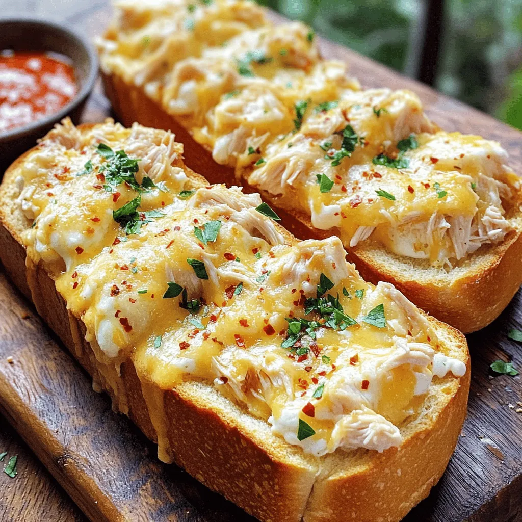 - 1 cup cooked chicken, shredded - 1 cup mozzarella cheese, shredded - 1/2 cup cream cheese, softened - 3 cloves garlic, minced - 1/4 cup fresh parsley, chopped