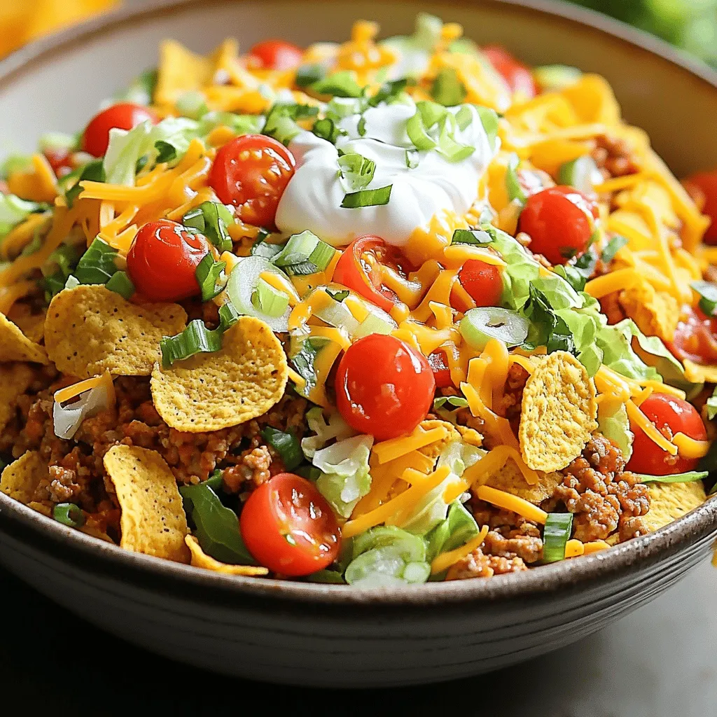 Easy Dorito Taco Salad Quick and Tasty Recipe