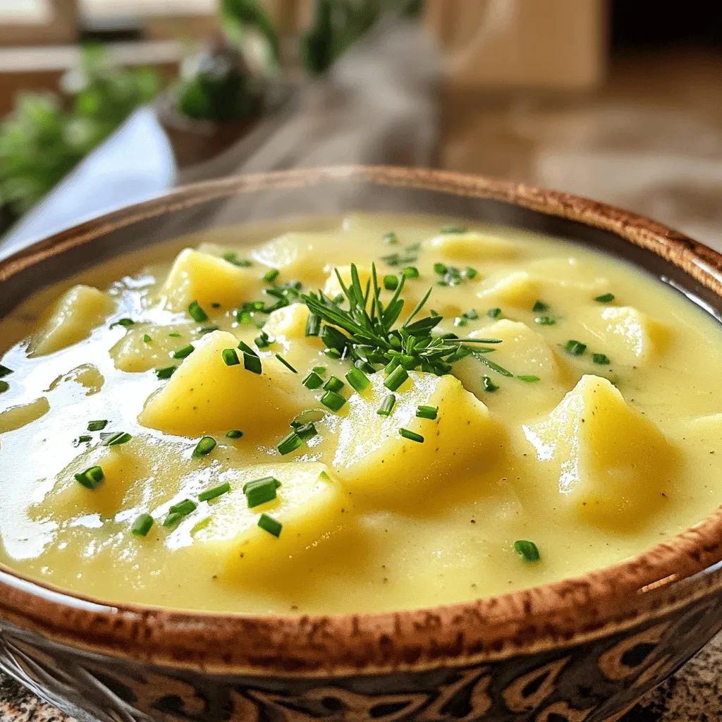 Easy Creamy Potato Soup Simple and Flavorful Recipe