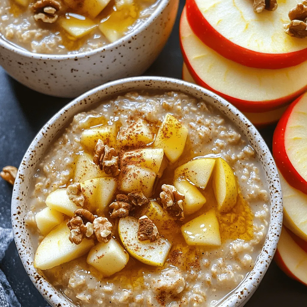 Apple Cinnamon Oatmeal Flavorful and Healthy Breakfast