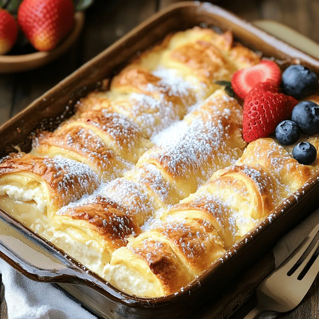 Irresistible Cheesecake Crescent Rolls Casserole Recipe