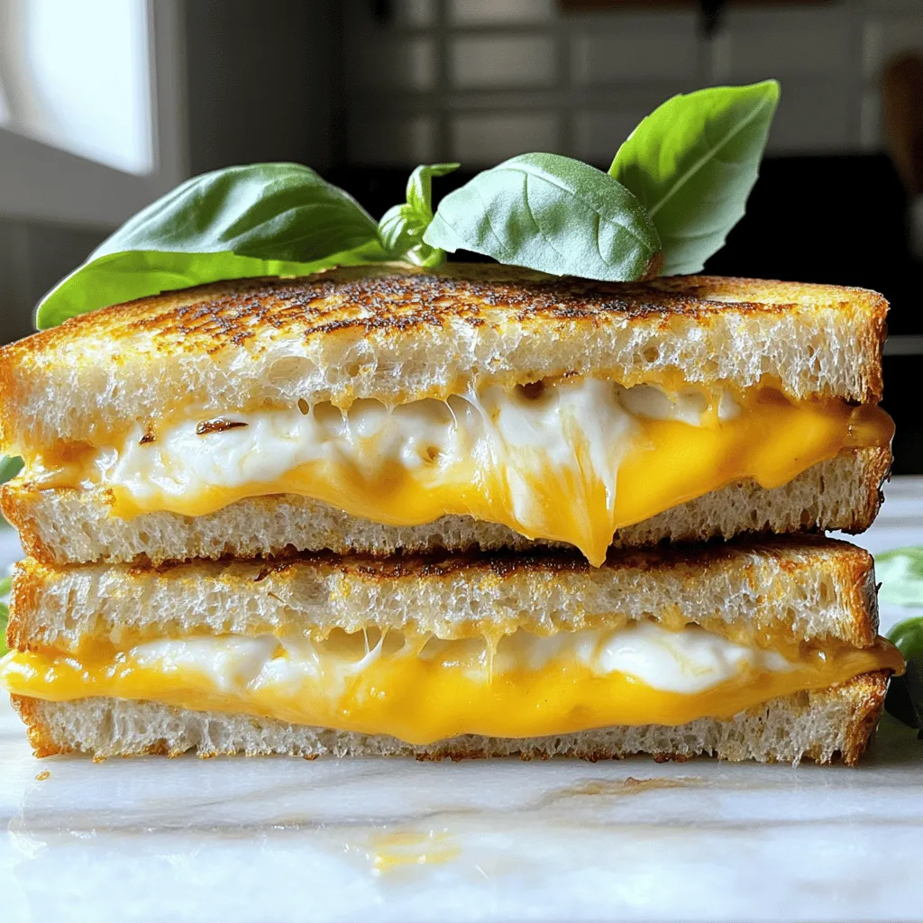 To make a great roasted garlic grilled cheese, you need simple and fresh ingredients. Here’s a list of what to gather: