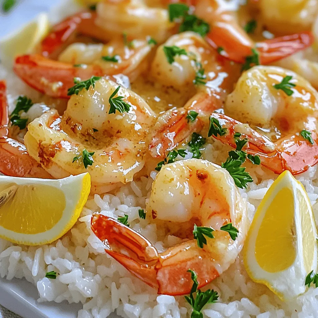 5-Ingredient Garlic Butter Shrimp Quick and Easy Meal