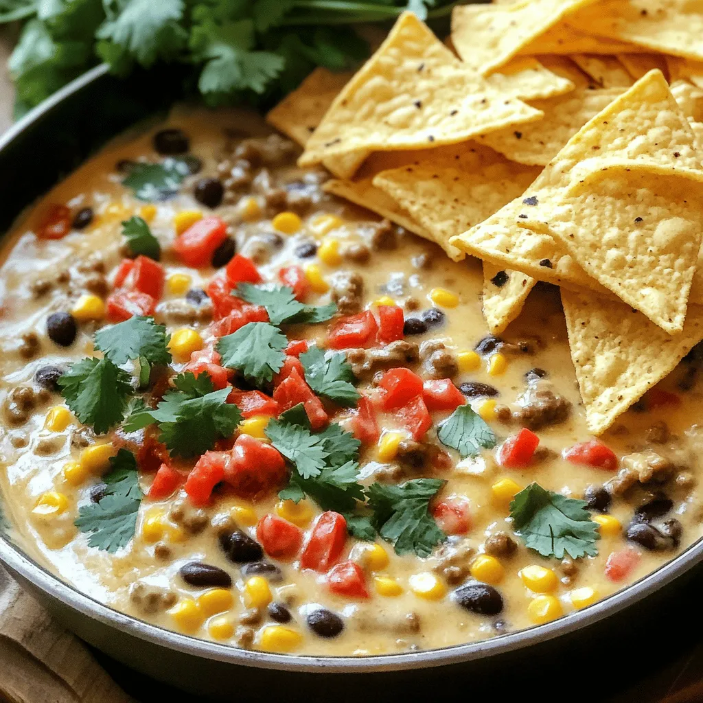 Cowboy Queso Delight Creamy Cheese Dip Recipe