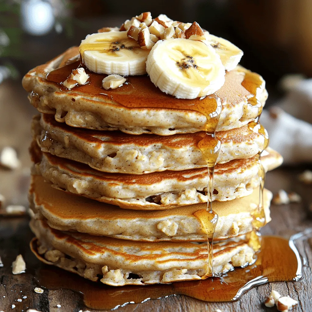 Banana Oatmeal Pancakes Simple and Tasty Recipe