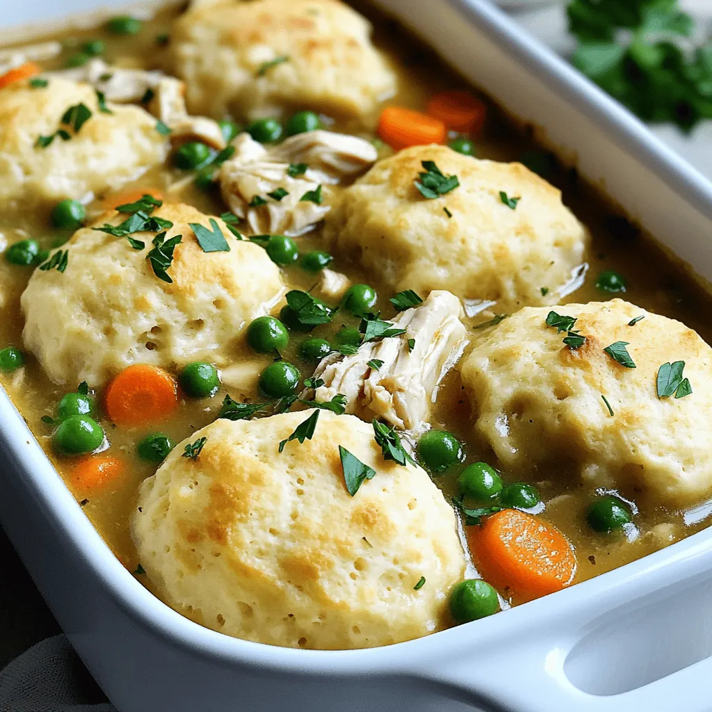 Savory Chicken and Dumplings Casserole Delight