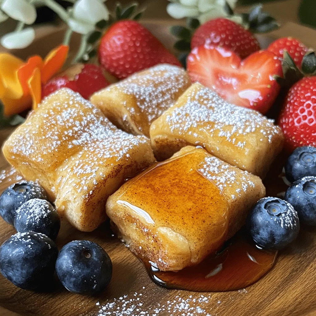 Cinnamon Roll French Toast Bites Quick Breakfast Delight