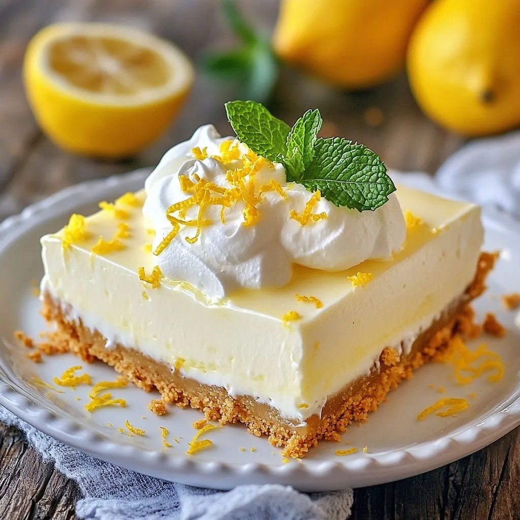 No-Bake Lemon Icebox Pie Refreshing and Easy Dessert