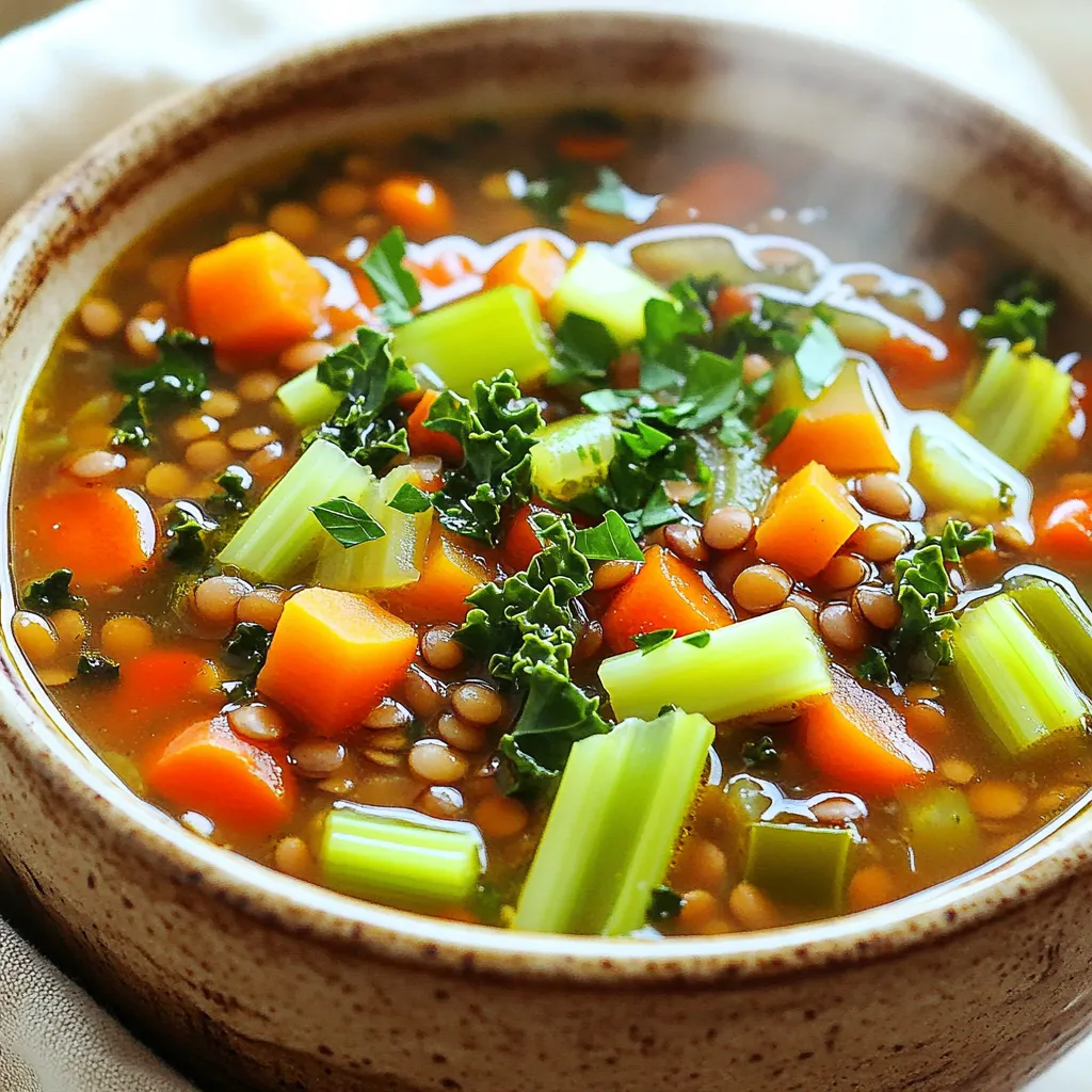 Slow Cooker Lentil Veggie Soup Flavorful Comfort Dish