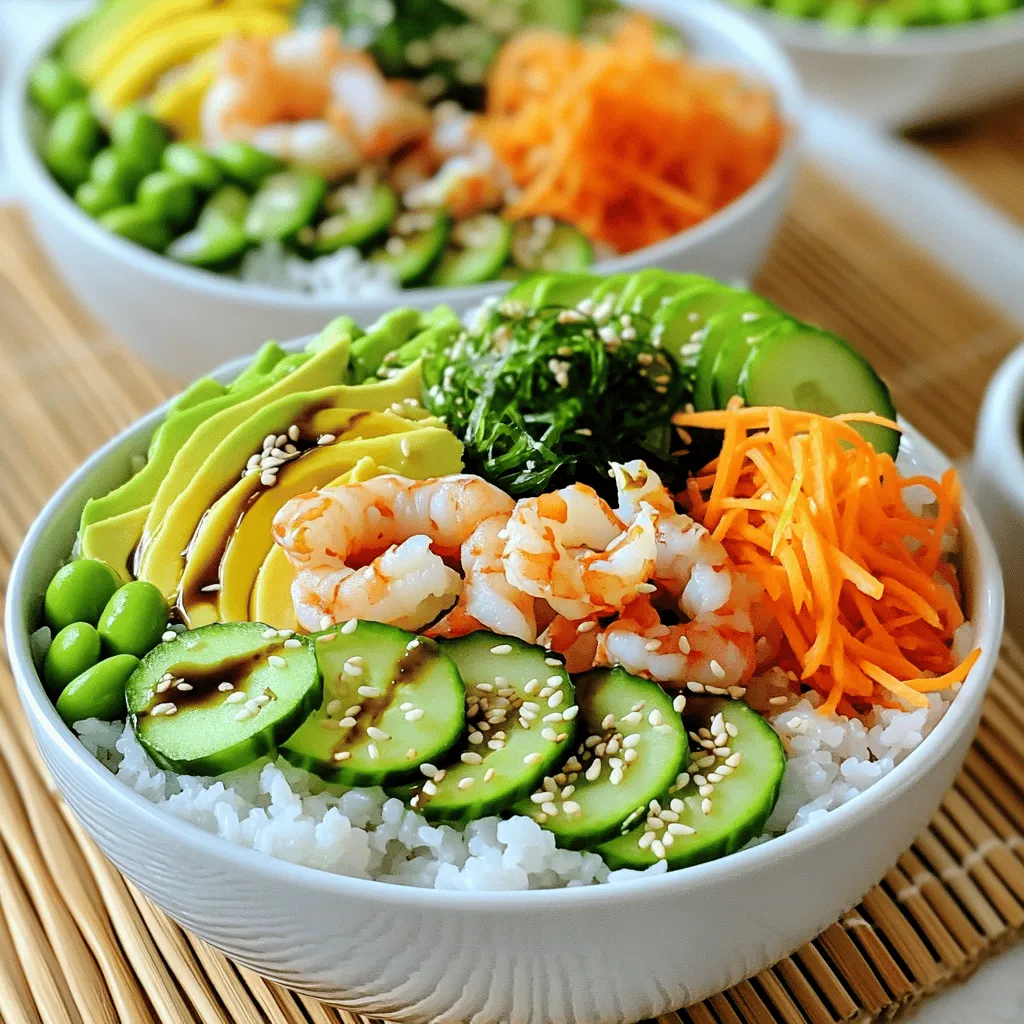 Sushi Roll Bowls Fresh and Flavorful Meal Idea