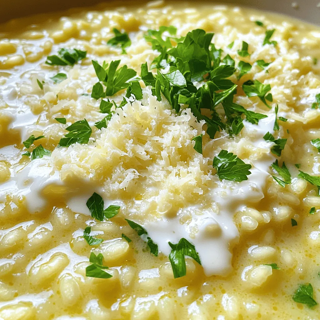 Creamy Garlic Parmesan Risotto Delightful and Simple Dish