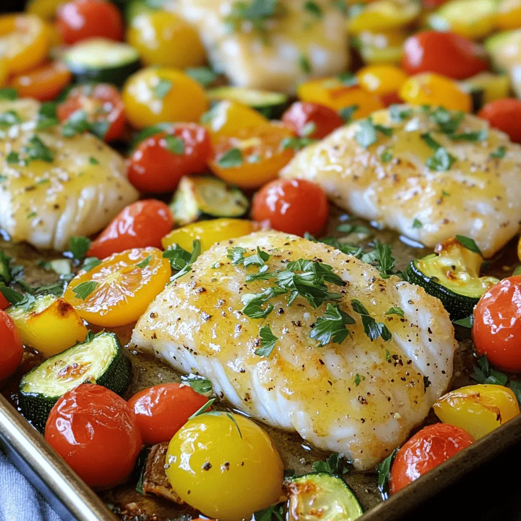 Lemon Garlic Roasted Cod Sheet Pan Delightful Dish