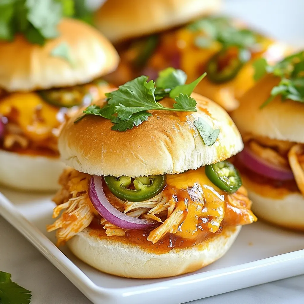 BBQ Chicken Sliders Flavorful and Easy Recipe