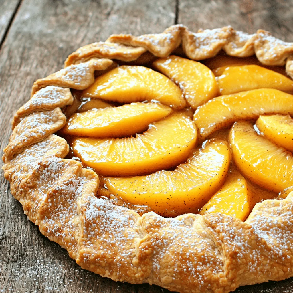 Peach Galette Delight Easy and Delicious Recipe