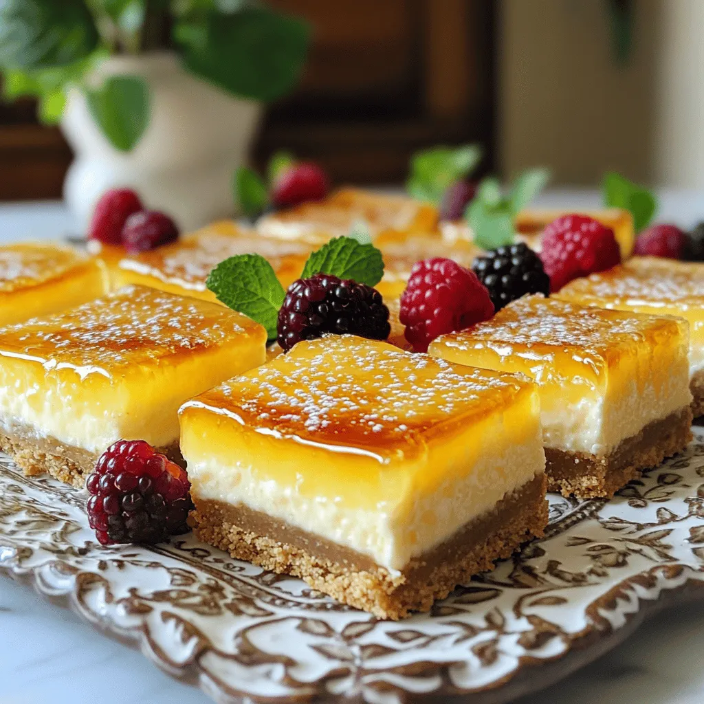 Crème Brûlée Cheesecake Bars Simple and Delicious Treat