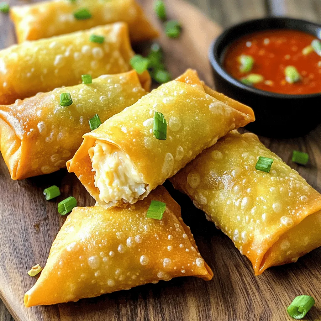 Crab rangoon egg rolls blend two beloved snacks into one tasty treat. They mix crispy egg rolls with the creamy, rich flavors of crab rangoon. This unique dish excites your taste buds and adds a twist to traditional appetizers.