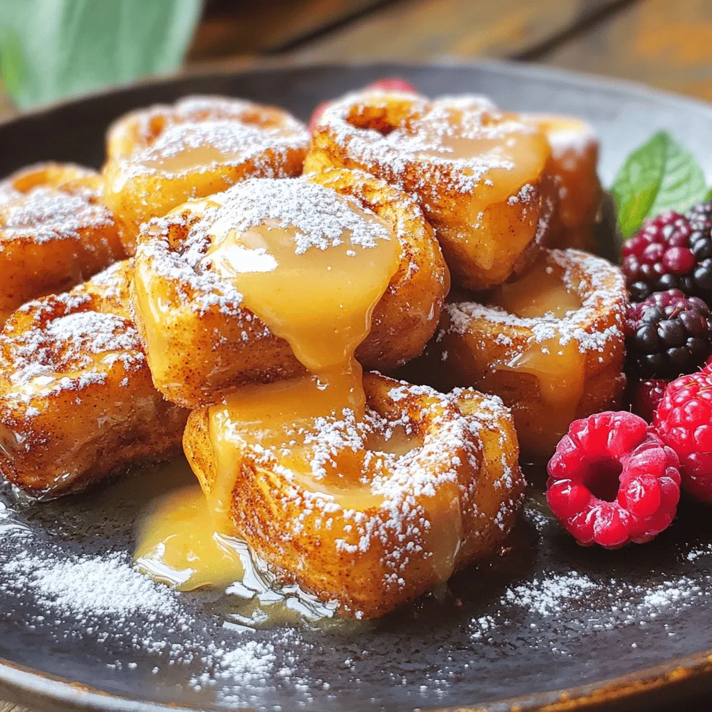 Cinnamon Roll French Toast Bites Tasty Breakfast Treat