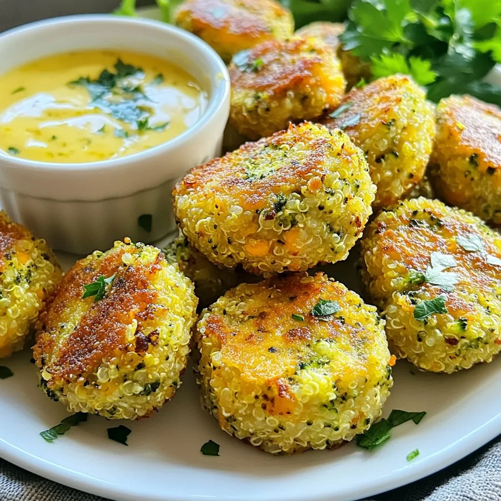 Broccoli Cheddar Quinoa Bites Simple and Tasty Treat