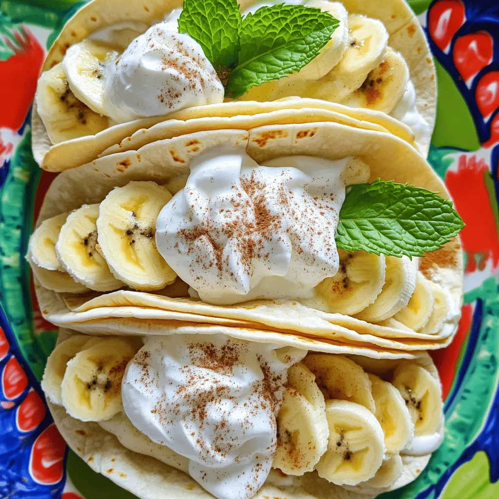 Banana Pudding Tacos Tasty Twist on a Classic Treat